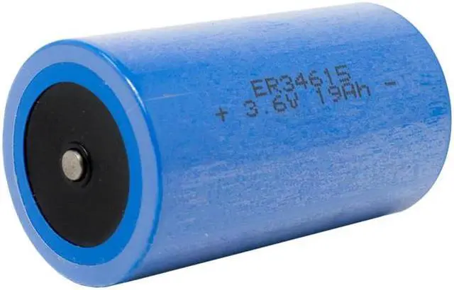 Alt view image 2 of 2 - 3.6 Volt D 19000 mAh (ER34615) Primary Lithium Battery (Small button)
