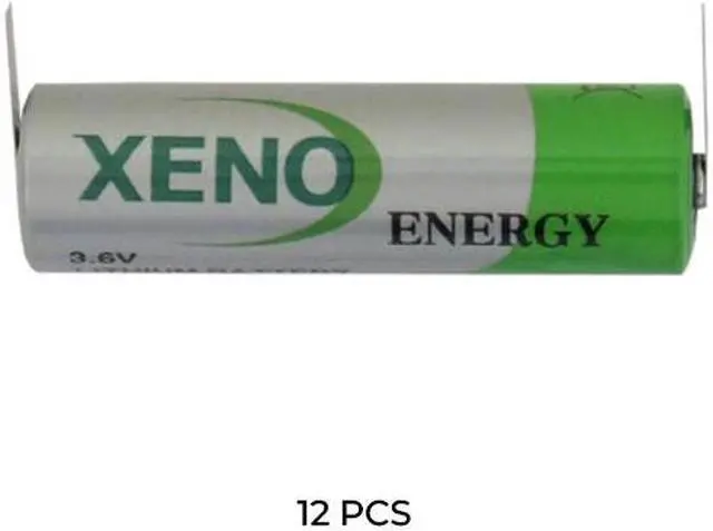 Main image of 12-Pack Xeno XL-060F 3.6V AA 2.4Ah Lithium Batteries with Tabs