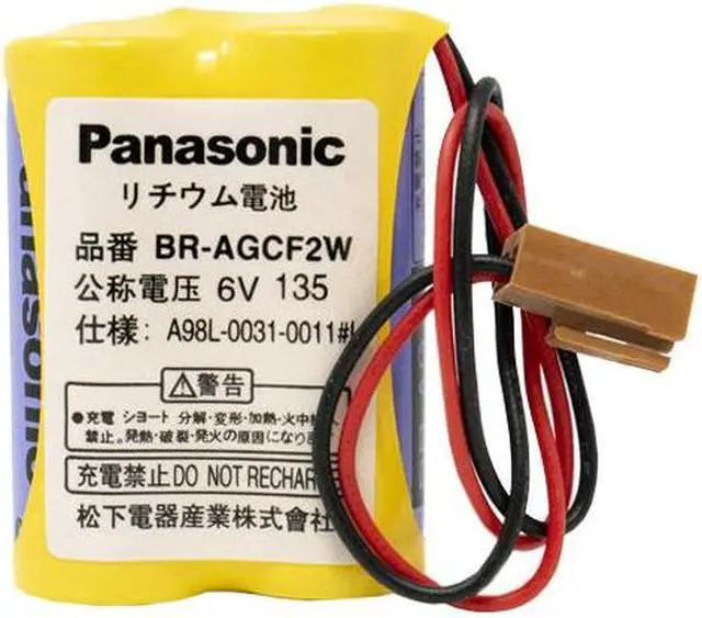 Main image of Cutler Hammer, GE Fanuc BR-AGCF2W 6 Volt Lithium PLC Battery