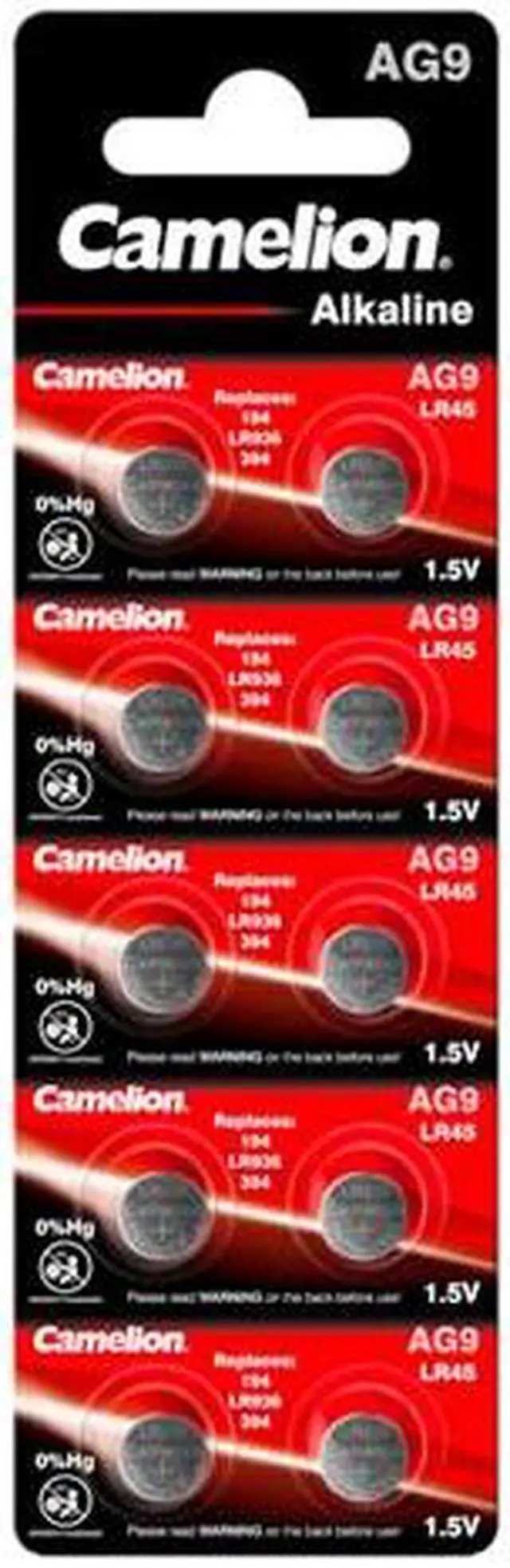 Main image of AG9 / 394 / LR936 Button Batteries (10 Card)