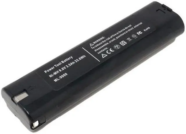 Main image of Makita 9.6 Volt 3500 mAh NiMH Replacement Battery (Rectangle)