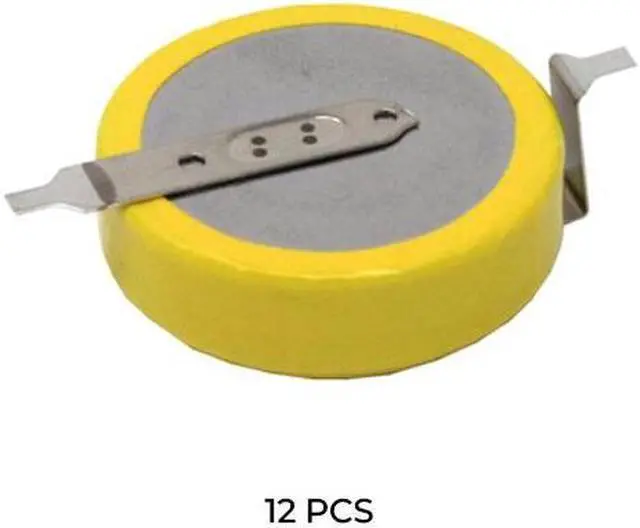 Main image of 12-Pack Panasonic CR2477/F2N 3V Lithium Coin Cell Battery w/tabs