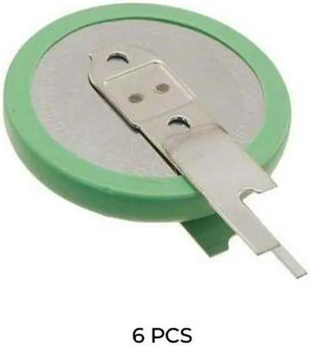 Main image of 6-Pack Panasonic BR1632A/VAN 3V Lithium Coin Cell Battery w/ Pins