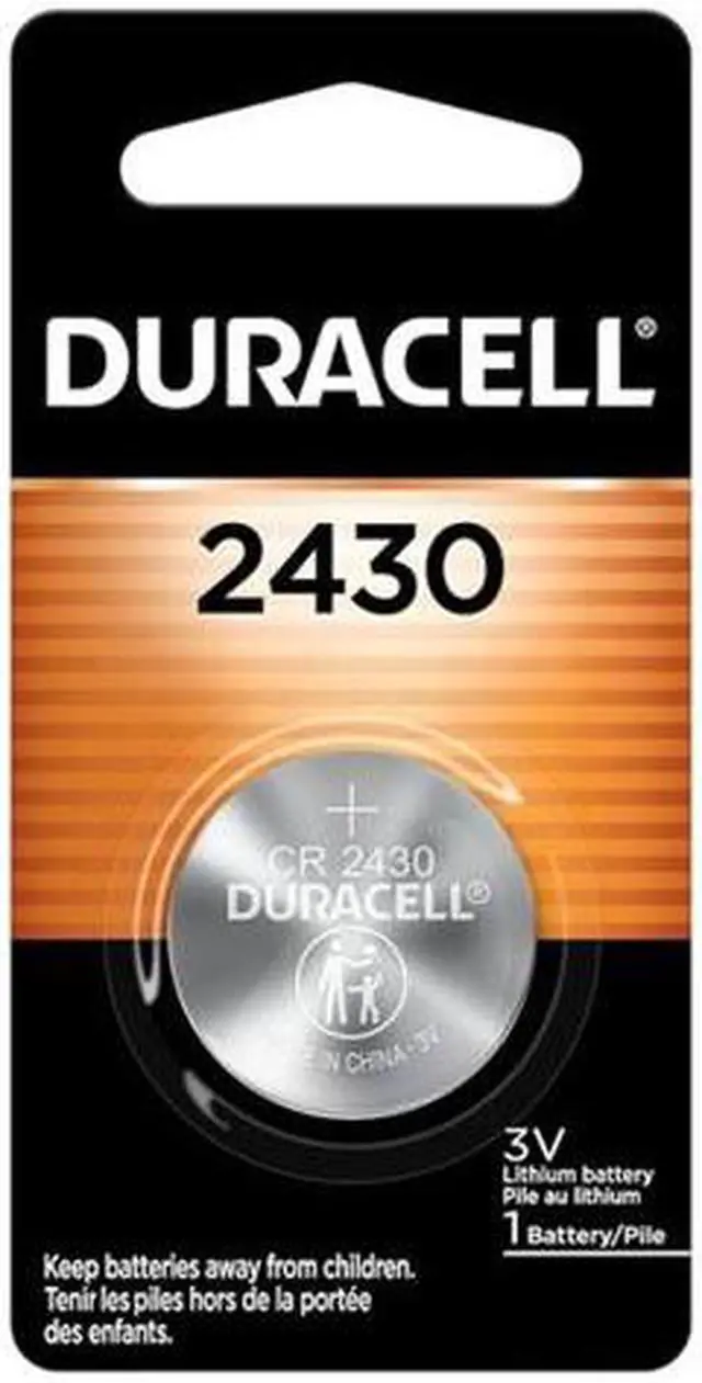 Main image of CR2430 Duracell 3 Volt Lithium Coin Cell Battery