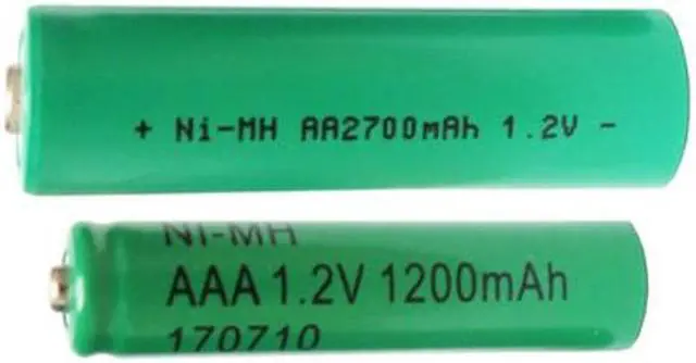 Main image of 24 x AAA (1200 mAh) + 24 x AA (2700 mAh) NiMH Batteries
