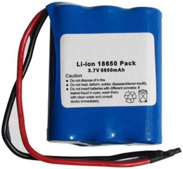 Main image of 3.7 Volt Lithium Ion Battery Pack (6600 mAh) with Protection IC