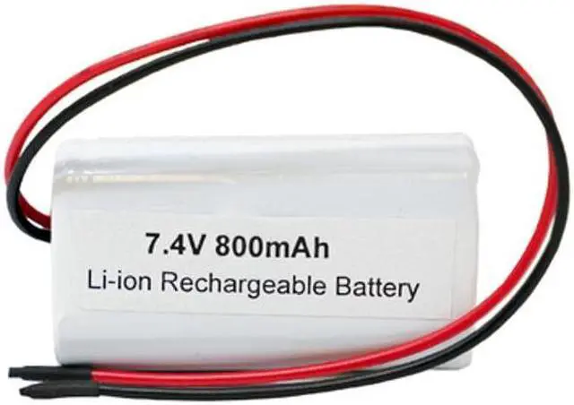 Main image of 7.4 Volt Lithium Ion 14500 Battery Pack (800 mAh) with Protection IC