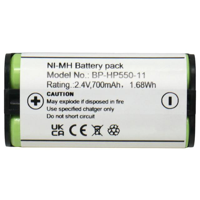 Vhbw 3x Batteria NiMH 700mAh 2.4V Per Sony BP-HP550-11 – Ricambio Per Cuffie E Auricolari Wireless, Protezione Da Cortocircuito