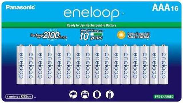 Main image of 16-Card AAA NiMH Panasonic (Sanyo) Eneloop Rechargeable Batteries (800 mAh) - Low Discharge