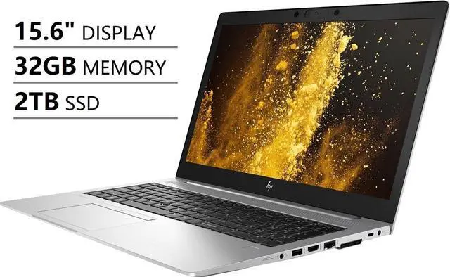 Main image of HP Elitebook 850 G6 15.6" Full HD FHD Business Laptop (Intel Quad-Core i7-8565U, 32GB DDR4, 2TB PCIe NVMe M.2 SSD) Fingerprint, Backlit, Type-C, Thunderbolt 3, HDMI, NFC, Windows 10 Pro 64-bit