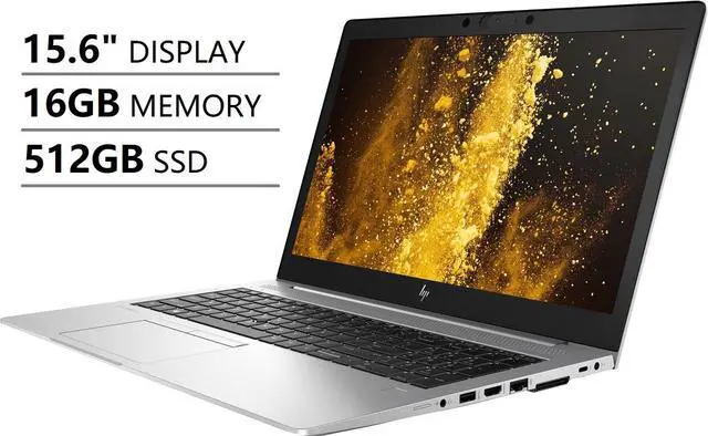 Main image of HP Elitebook 850 G6 15.6" Full HD FHD Business Laptop (Intel Quad-Core i7-8565U, 16GB DDR4, 512GB PCIe NVMe M.2 SSD) Fingerprint, Backlit, Type-C, Thunderbolt 3, HDMI, NFC, Windows 10 Pro 64-bit