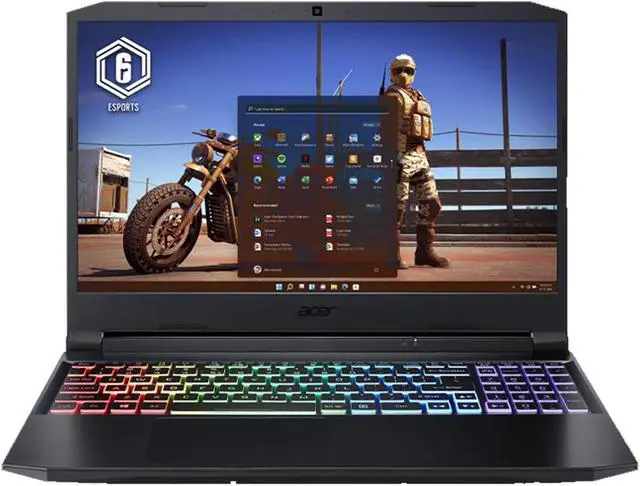 Alt view image 2 of 7 - 2022 Newest Acer Nitro 5 15.6" FHD 144Hz Gaming Laptop (Intel i9-11900H, 32GB RAM, 1TB PCle SSD, RTX 3060 6GB), RGB Backlit, Webcam, Killer Wi-Fi 6, DTS:X Audio, Ray Tracing, Windows 11 Home