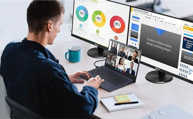 Alt view image 6 of 7 - 2022 ASUS ExpertBook B1 B1400 14" FHD (Intel 4-Core i5-1135G7, 40GB RAM, 2TB PCIe SSD, Military Grade Durable) Business Laptop, Fingerprint, Backlit, 3-Year Warranty, Windows 10 Pro