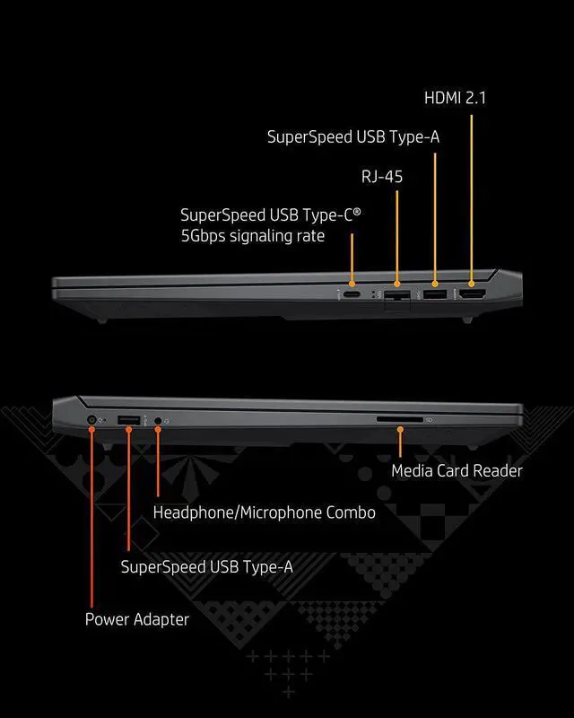 Alt view image 4 of 7 - 2022 Newest HP Victus 15t 15.6" FHD 144Hz (AMD 8-Core Ryzen 7 5800H, 32GB RAM, 1TB PCIe SSD, Geforce RTX 3050 Ti 4GB, IPS) Gaming Laptop, Backlit, Webcam, Type-C, Wi-Fi 6, Windows 11 Home
