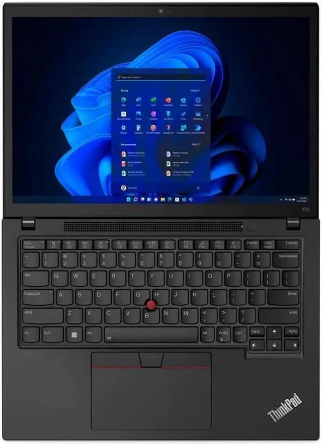 Alt view image 2 of 7 - Lenovo ThinkPad X13 Gen 2 13.3" WUXGA (Intel 4-core i7-1165G7, 16GB RAM, 1TB PCIe SSD) IPS Business Laptop, Backlit Keyboard, Thunderbolt 4, Fingerprint, WiFi 6E, Webcam, Win 11 Pro