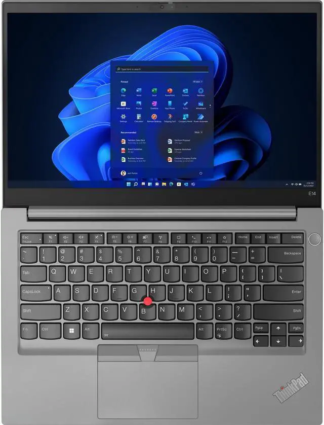 Alt view image 6 of 7 - Lenovo ThinkPad E14 Gen 4 14" FHD (AMD Ryzen 7 5825U, 16GB RAM, 1TB PCIe SSD) 8-Core (Beat i7-1255U) Business Laptop, Fingerprint, Backlit, FHD Webcam, Wi-Fi 6, 15-Hr Battery Life, Win 11 Pro