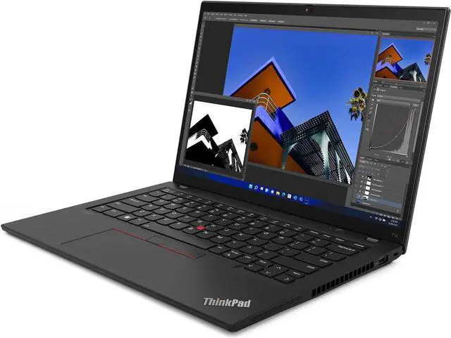 Alt view image 5 of 7 - 2023 Lenovo ThinkPad T14 Gen 3 14" WUXGA (Intel 12th Gen 10-Core i5-1245U, 16GB RAM, 512GB SSD) Business Laptop, Backlit, Fingerprint, 2 x Thunderbolt 4, Webcam, 3-yr Warranty, Win 10 / Win 11 Pro