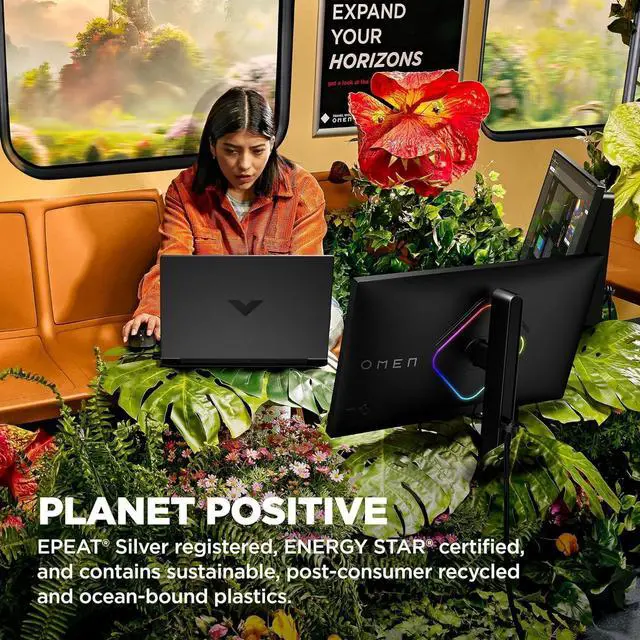 Alt view image 5 of 7 - HP Victus 15 Gaming Laptop (15.6" FHD 144Hz IPS, AMD Ryzen 5 7535HS, 32GB DDR5 RAM, 1TB PCle SSD, Radeon RX 6550M, (6-Core Beat i7-11800H)) Backlit KB, Wi-Fi 6, Ethernet, Webcam, Win 11 Home, 2024