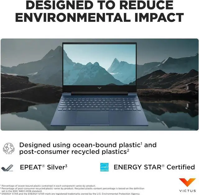 Alt view image 5 of 5 - HP Victus 15 Gaming Laptop (NVIDIA RTX 3050 4GB, 15.6" FHD 144Hz IPS, Intel 12th Gen i5-12450H, 32GB DDR4 RAM, 1TB SSD) Backlit Keyboard, Wi-Fi 6, Ethernet, HD Webcam, Win 11 Home, Blue