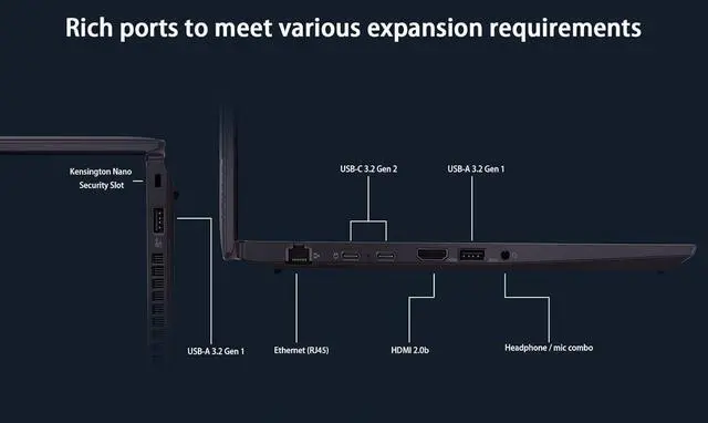 Alt view image 6 of 7 - Lenovo ThinkPad T14 Business Laptop (14" FHD+ Touchscreen, AMD Ryzen 5 PRO 6650U, 16GB RAM, 1TB SSD, 6-Core (Beat i7-1250U)), Backlit, Fingerprint, 1080p Webcam, Wi-Fi 6E, Win 11 Pro w / AI Copilot