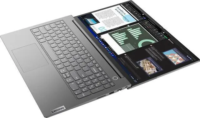 Alt view image 7 of 7 - Lenovo ThinkBook 15 Gen 4 Business Laptop (15.6" FHD Anti-glare, Intel 10-Core i5-1235U, 40GB RAM, 1TB SSD), Narrow Bezel, Fingerprint, 1080p Webcam, Thunderbolt 4, Win 11 Pro w/AI Copilot, Grey