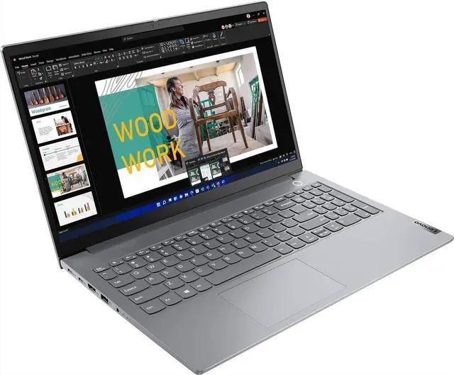 Alt view image 3 of 7 - Lenovo ThinkBook 15 Gen 4 Business Laptop (15.6" FHD Anti-glare, Intel 10-Core i5-1235U, 40GB RAM, 1TB SSD), Narrow Bezel, Fingerprint, 1080p Webcam, Thunderbolt 4, Win 11 Pro w/AI Copilot, Grey