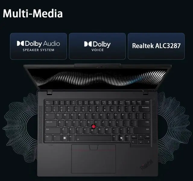 Alt view image 4 of 7 - Lenovo ThinkPad T14 Gen 5 Business Laptop (14" FHD+, Intel Core Ultra 5 125U (>i7-1355U), 16GB DDR5, 512GB SSD), AI PC, Backlit, FP, 5MP Webcam, 2x Thunderbolt 4, Wi-Fi 6E, Win 11 Pro w/ AI Copilot