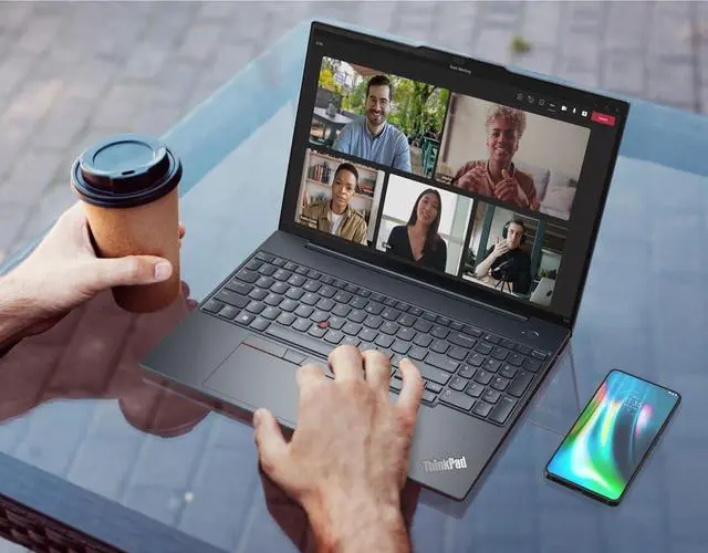 Alt view image 7 of 7 - Lenovo ThinkPad T16 Gen 3 Business Laptop (16" FHD+, Intel Core Ultra 7 155U, 64GB DDR5 RAM, 4TB SSD), 5MP Webcam, Backlit, Fingerprint, Ethernet, Wi-Fi 6E, Win 11 Pro, 2025 AI PC