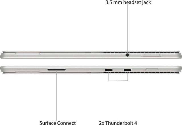 Alt view image 5 of 7 - Microsoft Surface Pro 8 2 in 1 Tablet Laptop for Business (13" 2K+ Touchscreen, Intel 4-Core i7-1185G7, 16GB RAM, 512GB SSD, Pen), Thunderbolt 4, 16-Hr Long Battery Life, 10MP Rear Camera, Win 11 Pro