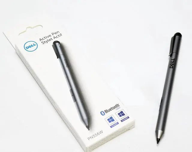 Alt view image 2 of 5 - Dell Active Pen PN556W, AES Stylus for Latitude 5000 7000 9000 Series 2 in 1 laptop (Touch Screen Models Only Must Support Active Pen), AAAA battery required, Black