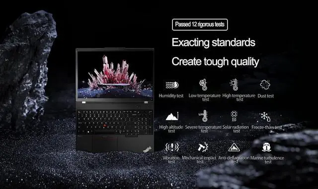 Alt view image 5 of 7 - Lenovo ThinkPad T16 Gen 3 Business Laptop (16" FHD+, Intel 12-Core Ultra 5 125U (>i7-1355U), 64GB DDR5, 2TB SSD), Support 3 Monitors, Fingerprint, Backlit, 5MP Webcam, Win 11 Pro, 2025 AI PC, Black