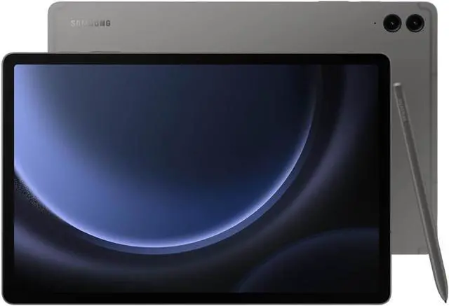 Main image of SAMSUNG Galaxy Tab S9 FE+ Plus Android Tablet (12.4 Touchscreen, 8GB RAM, 128GB Storage, 18-hr Long Battery Life, S Pen, 1 Front Camera + 2 Rear Cameras, Lightweight Durable Design) SM-X610, Gray