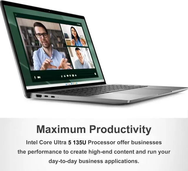 Alt view image 5 of 7 - Dell Latitude 7450 7000 Business Laptop (14" FHD+, Intel 12-Core Ultra 5 135U (> i7-1355U), 32GB RAM, 2TB SSD), Backlit KB, 1080p RGB HDR Webcam, 2 x Thunderbolt 4, Wi-Fi 7, Win 11 Pro, 2025 AI PC
