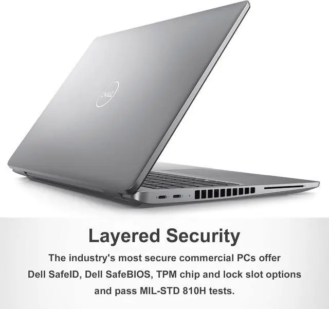 Alt view image 4 of 7 - Dell Latitude 5540 Business Laptop (15.6" FHD Anti-Glare, Intel 14-Core i7-1370P vPro, 64GB DDR5 RAM, 2TB SSD) Backlit, Fingerprint, 1080p RGB Webcam, 2x Thunderbolt 4, Win 11 Pro w/Copilot, Gray