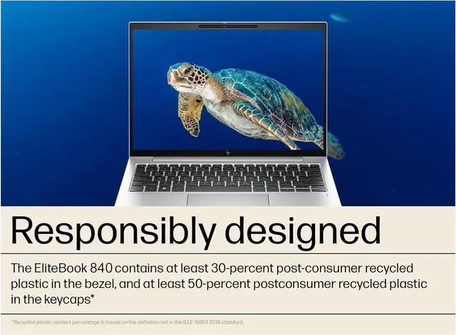 Alt view image 7 of 7 - HP EliteBook 840 G10 Business Laptop (14" FHD+ Touchscreen, Intel 10-Core i5-1335U (Beat i7-1255U), 64GB DDR5 RAM, 2TB SSD) Backlit KB, Fingerprint, 5MP IR Webcam, Wolf Security, Win 11 Pro w/ Copilot