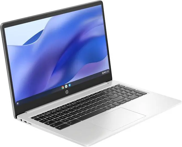 Alt view image 4 of 7 - HP Chromebook 15 15.6" HD (Intel Pentium N6000, 8GB RAM, 128GB Storage (64GB eMMc + 64GB SD Card), UHD Graphics, Numeric KB) Home & Student Laptop, Anti-Glare, Webcam, Wi-Fi, Chrome OS, Silver