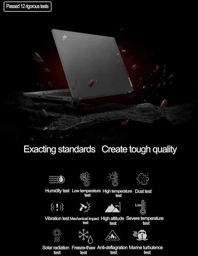 Alt view image 7 of 7 - Lenovo ThinkPad L15 Business Laptop (15.6" FHD, Intel 10-Core i5-1335U (> i7-1255U), 32GB RAM, 1TB SSD), Backlit, Fingerprint, Webcam, Numeric Keypad, Thunderbolt 4, Ethernet, Win 11 Pro w/Copilot