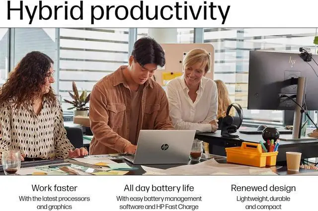 Alt view image 4 of 7 - HP 255 G10 Business Laptop (15.6" FHD IPS Anti-glare, AMD Ryzen 5 7530U (>Intel i7-1165G7), 32GB RAM, 1TB SSD) for Home, Student, Webcam, Numeric Keypad, HDMI, Wi-Fi 6, Bluetooth, Win 11 Pro w/Copilot