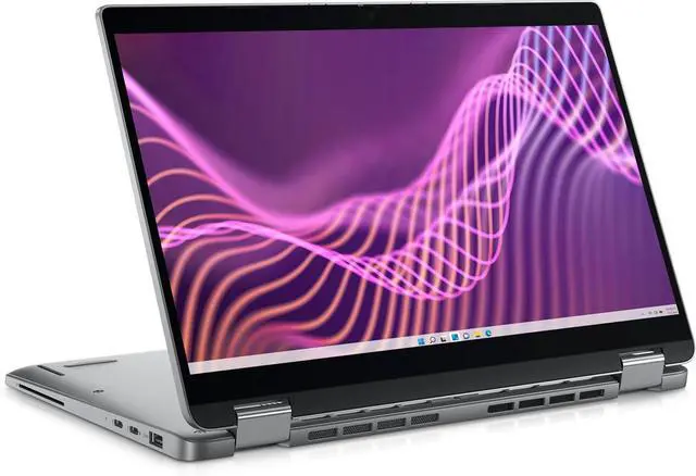 Alt view image 4 of 7 - Dell Latitude 5340 2-in-1 Business Laptop (13.3" FHD Touchscreen, Intel Core i7-1365U vPro, 32GB DDR5 RAM, 1TB SSD) Backlit, 1080p Webcam, 2 x Thunderbolt 4, Wi-Fi 6E, Win 11 Pro w/ Copilot, Gray