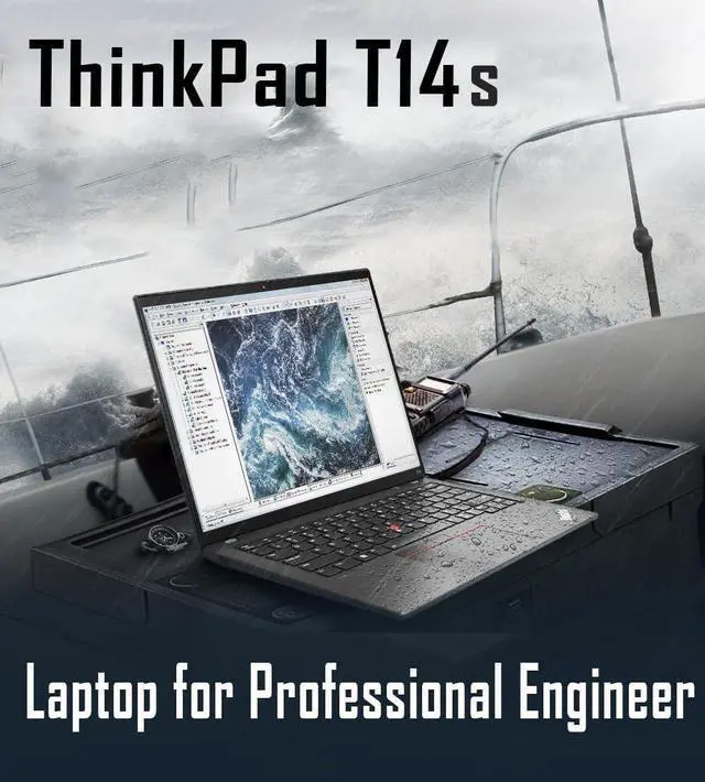 Alt view image 5 of 7 - Lenovo ThinkPad T14s Business Laptop (14" FHD+ Anti-Glare, Intel 14-Core i7-1370P vPro, 32GB DDR5 RAM, 1TB SSD), 2x Thunderbolt 4, Fingerprint Reader, Backlit, 5MP RGB IR Webcam, Win 11 Pro w/ Copilot