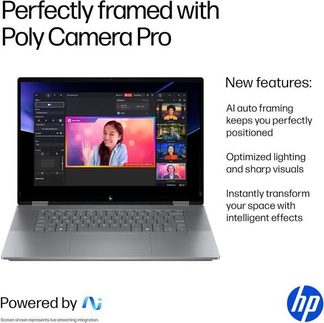 Alt view image 5 of 7 - HP OmniBook X Flip x360 2 in 1 Touchscreen Laptop (16" FHD+, AMD Ryzen AI 5 340 (> Intel i7-1355U), 16GB 7500 MT/s, 2TB SSD) AI Copilot+ PC for Creator, Designer, IR Webcam, Backlit, Win 11 Pro,2025