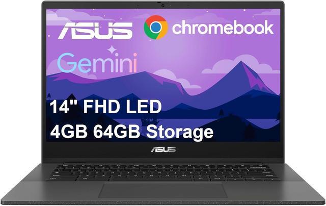 Main image of ASUS Chromebook CM14 Laptop (14" FHD LED Anti-glare, MediaTek Kompanio 520, 4GB RAM, 64GB eMMC), Ruggedized, Home & Student, Light Weight, 15-Hr Long Battery Life, Webcam, Wi-Fi 6, Type-C, Chrome OS