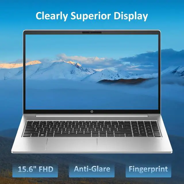 Alt view image 3 of 7 - HP ProBook 455 G10 Laptop (15.6" FHD Anti-Glare, AMD Ryzen 7 7730U (> Intel i7-1255U), 64GB RAM, 2TB SSD) for Business, Enterprise, Backlit, Fingerprint, Webcam, Ethernet, Win 11 Pro w/ AI Copilot