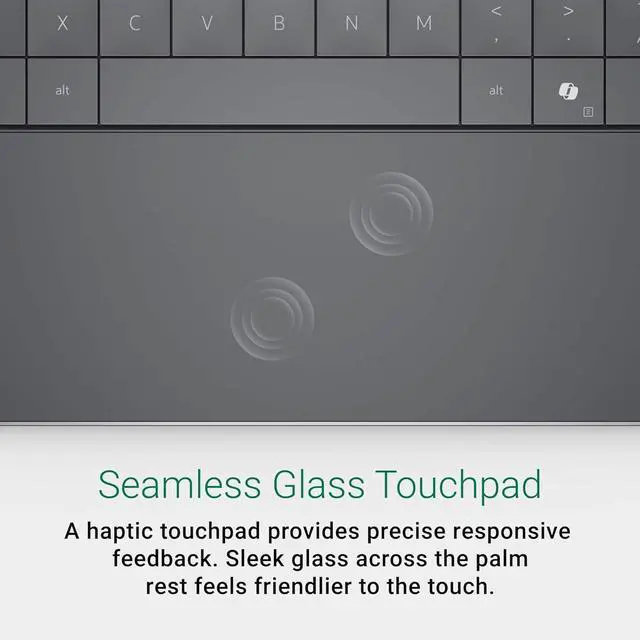 Alt view image 6 of 7 - Dell XPS 13 9345 AI Laptop (13.4" 3K (2880x1800) OLED Touchscreen, 16GB DDR5, 1TB SSD, Snapdragon X Elite (> Intel i7-1355U)) Copilot+ PC, Backlit, FP, 27-Hour Battery, IR Webcam, Wi-Fi 7, Win 11 Pro