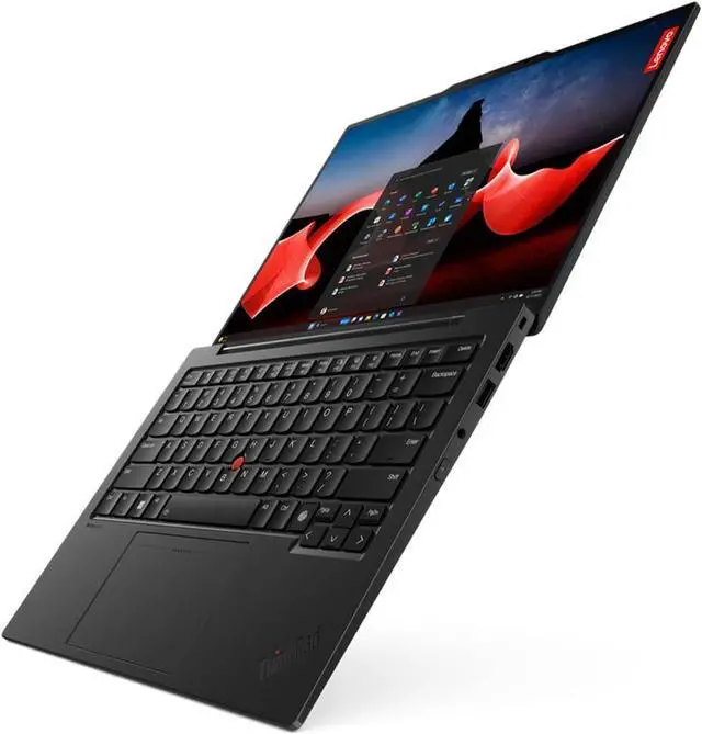Alt view image 7 of 7 - Lenovo Gen 12 ThinkPad X1 Carbon Laptop (14" FHD+ Touchscreen, Intel Core Ultra 7 155U, 32GB 6400MHz DDR5, 1TB SSD) Backlit, Fingerprint, IR Webcam, Thunderbolt 4, 3-Yr WRT, Win 11 Pro, 2025 AI PC