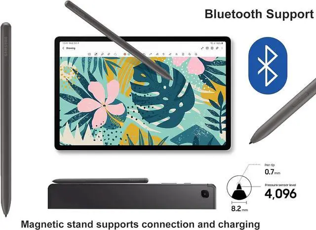 Alt view image 3 of 7 - Samsung Galaxy Tab S6 Lite Android Tablet (10.4" 2K Touchscreen, 128GB Storage, S Pen for Note-Taking, Drawing, 14-Hr Long Battery Life, 5MP Front+8MP Rear Camera, Durable, Gaming Ready) SM-P620, Gray