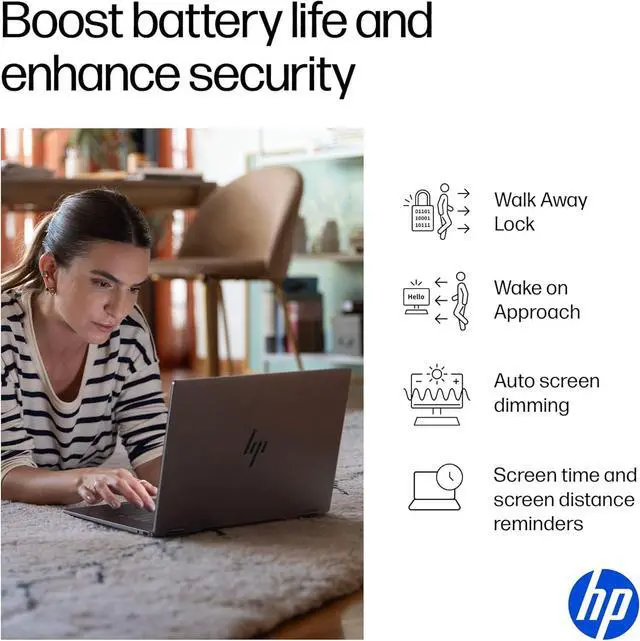 Alt view image 5 of 7 - HP OmniBook X Flip x360 2-in-1 Touchscreen Laptop (16" FHD+, Intel Core Ultra 7 256V, 16GB 8533 MT/s, 1TB SSD, Arc 140v GPU (8GB)) AI Copilot+ PC for Creator, Designer, 5MP IR Webcam, Win 11 Pro,2025