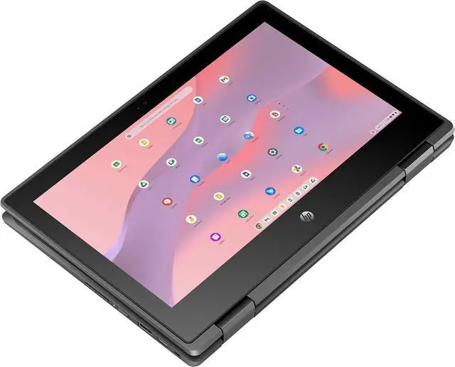 Alt view image 2 of 7 - HP Chromebook Pro X360 Fortis 11 2-in-1 Laptop (11.6" Touchscreen, Intel N5100, 8GB RAM, 128GB Storage), Ruggedized & Spill-Resistant, Convertible, Student, Home, Long Battery Life, IST HUB, Chrome OS