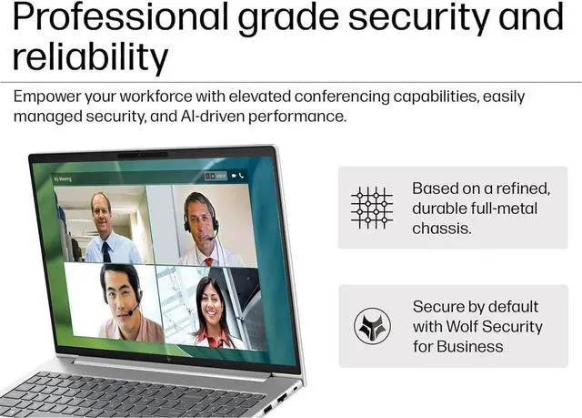 Alt view image 7 of 7 - HP EliteBook 660 G11 Business AI PC Laptop (16" FHD+ Anti-Glare, Intel 12-Core Ultra 7 165U, 64GB DDR5, 2TB SSD), Backlit, Fingerprint, 5MP IR Webcam, 2X Thunderbolt 4, Fast Charge, Win 11 Pro, 2025