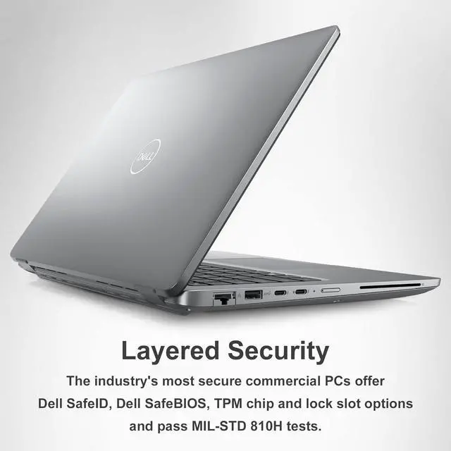 Alt view image 7 of 7 - Dell Latitude 5550 Business Laptop (15.6" FHD Touchscreen, Intel 12-Core Ultra 5 135U (> i7-1355U), 16GB DDR5 RAM, 512GB SSD), Backlit, 1080p IR Webcam, 2X Thunderbolt 4, HDMI, Win 11 Pro, 2025 AI PC